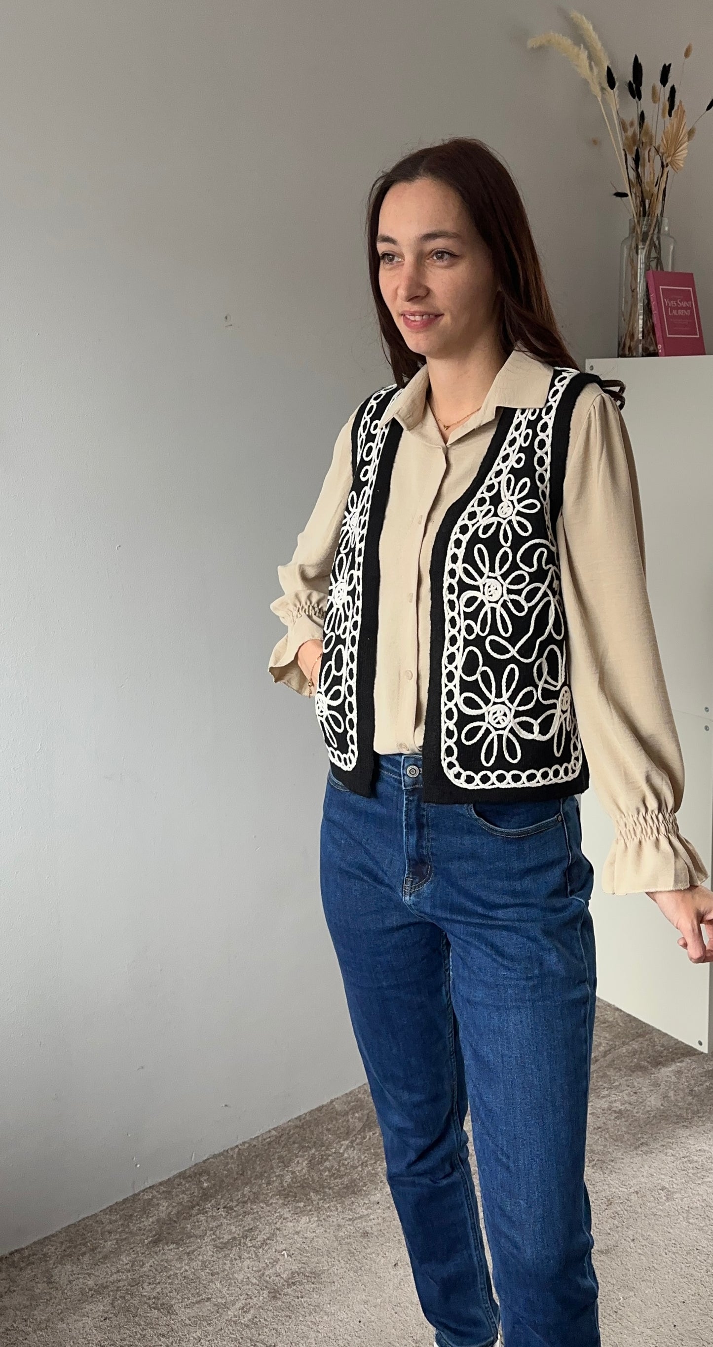 Gilet zwart
