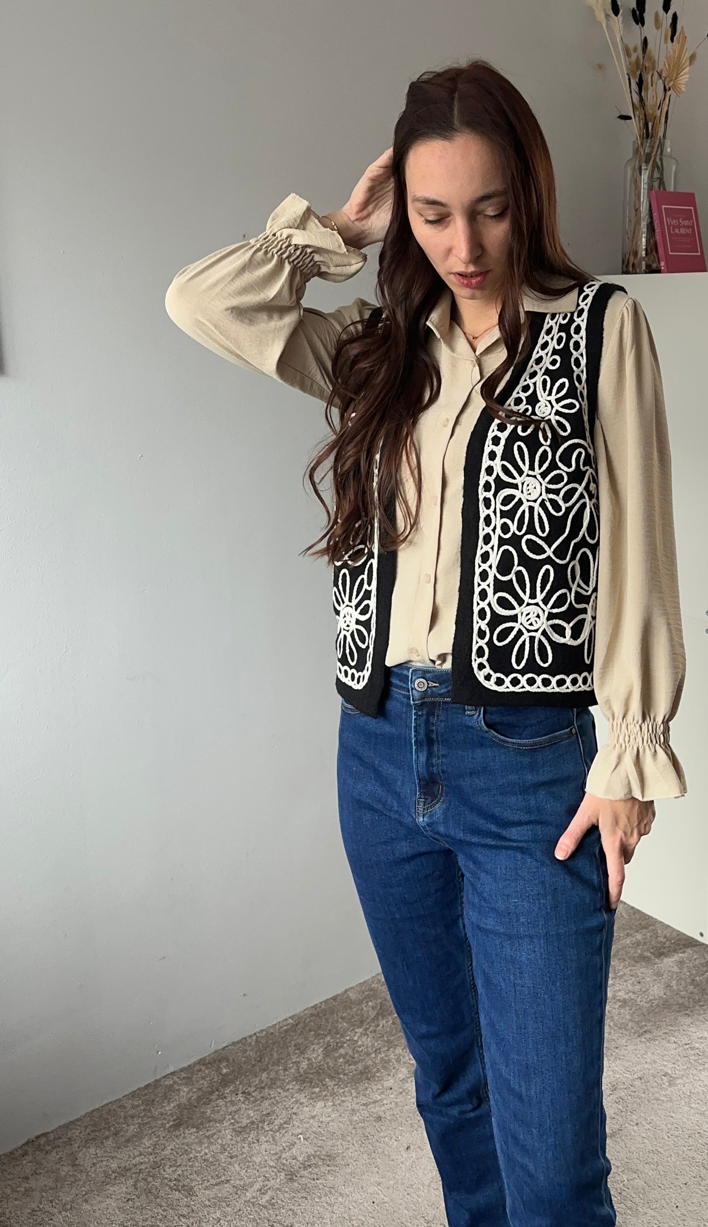 Gilet zwart