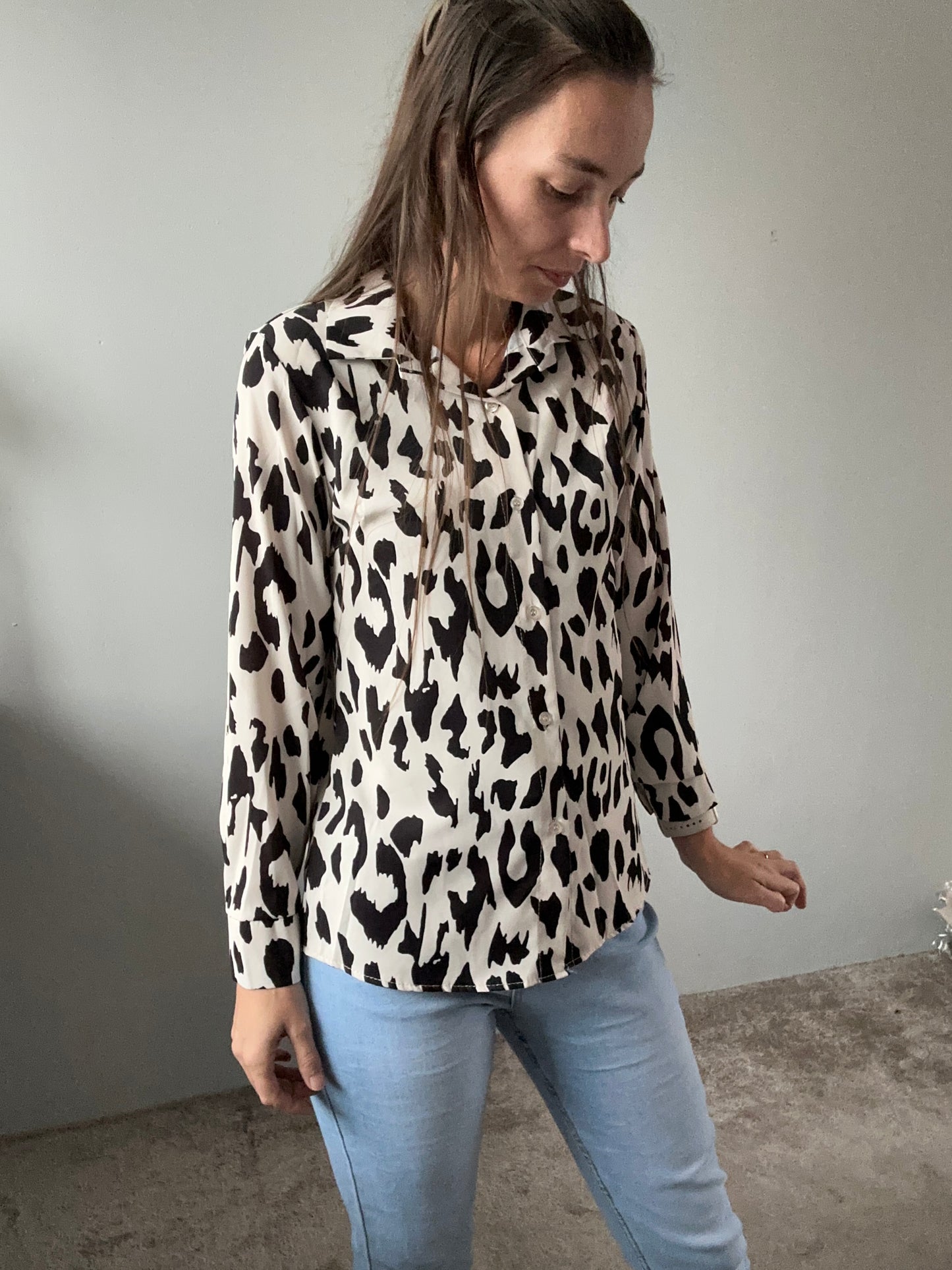 Blouse panter chique