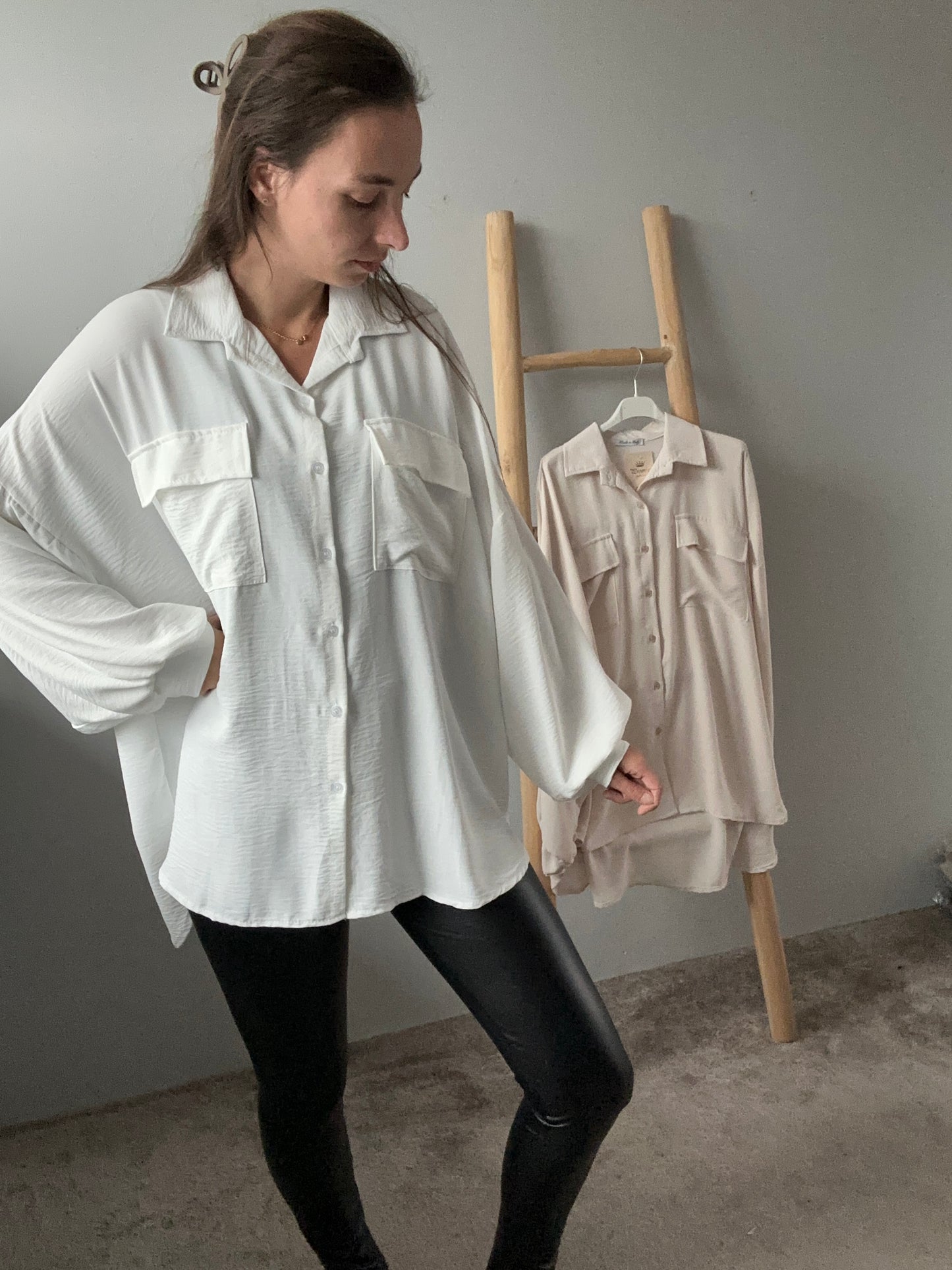 Blouse oversized wit